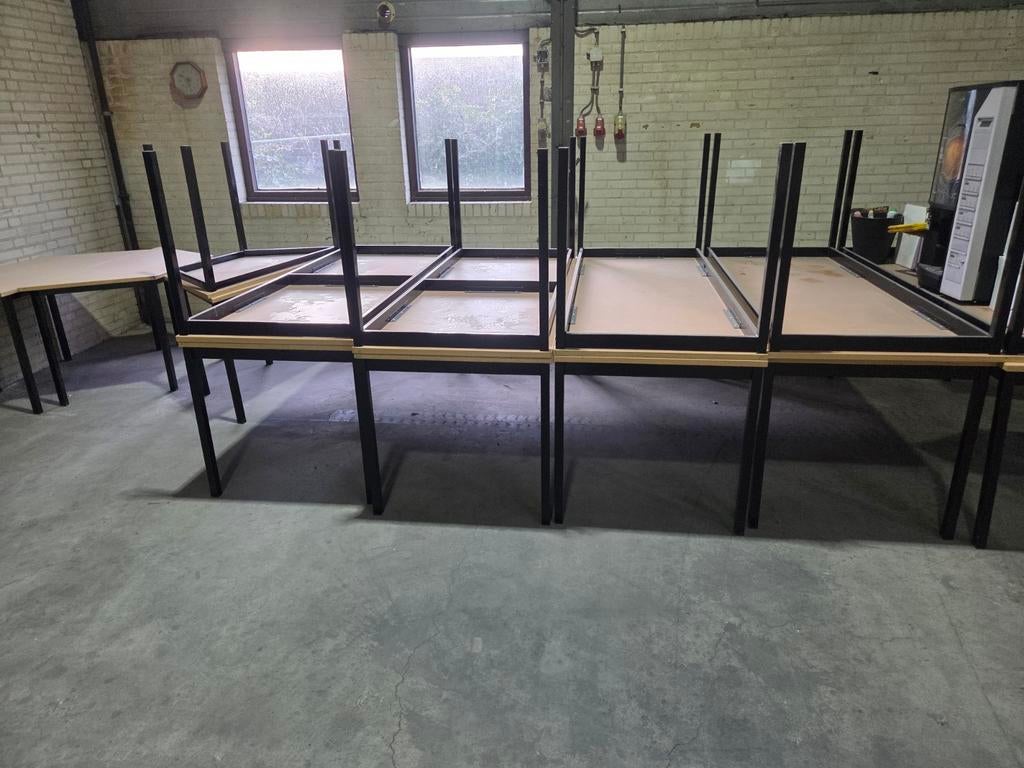 Tafels / kantine tafels / bureaus, Huis en Inrichting, Tafels | Eettafels, 200 cm of meer, Zo goed als nieuw, Rechthoekig, 50 tot 100 cm