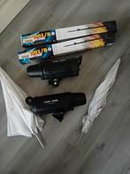 Studio Mettle 600Q/400Q  set., Ophalen of Verzenden, Gebruikt, Lamp of Flitsset