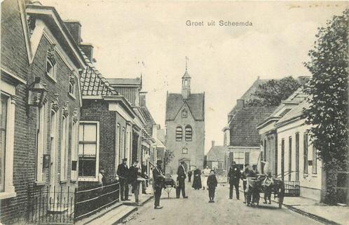 (701-185-009) Scheemda, Verzamelen, Ansichtkaarten | Nederland, Groningen, Verzenden