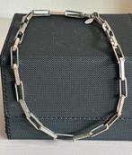 MKM design ketting grof, in zilver, Sieraden, Tassen en Uiterlijk, Kettingen, Verstelbaar, Ophalen of Verzenden, Zo goed als nieuw