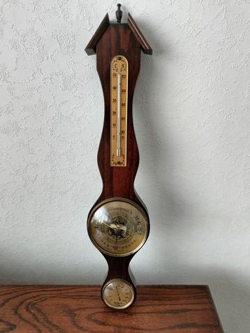 Barometer weerstation, hout beschikbaar voor biedingen