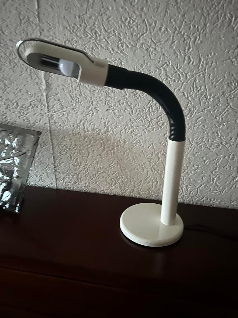 Retro design tafellamp Targetti Sankey, Ophalen of Verzenden, Zo goed als nieuw, Minder dan 50 cm