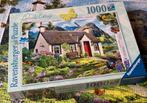 Ravensburger puzzel 1000 stukjes. Lochside Cottage-nr 12, Ophalen of Verzenden, 500 t/m 1500 stukjes, Zo goed als nieuw, Legpuzzel