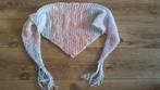 Sjaal in kleur:zalm, wit, lila en roze, Kleding | Dames, Ophalen of Verzenden, Nieuw, Sjaal