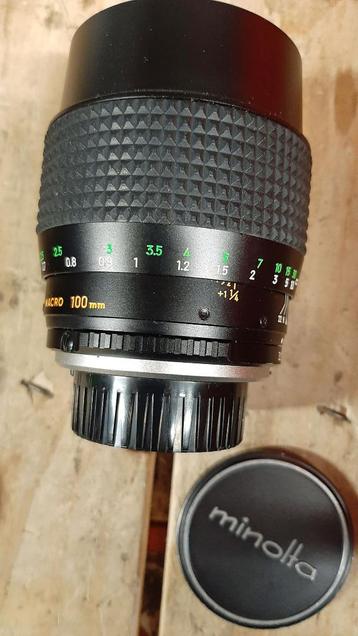 Minolta MC Makro Rokkor 100mm 1:3.5 objectief beschikbaar voor biedingen