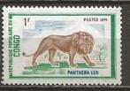 Congo 8, leeuw, Postzegels en Munten, Postzegels | Afrika, Overige landen, Verzenden, Gestempeld