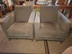 Fauteuil. 2 stuks. Grijs., Ophalen, Gebruikt, 75 tot 100 cm, 75 tot 100 cm