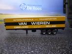 Tekno koeltrailer Van Wieren, Hobby en Vrije tijd, Modelauto's | 1:50, Ophalen of Verzenden, Zo goed als nieuw, Bus of Vrachtwagen