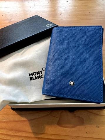 Mont Blanc Meisterstuck Visitekaarthouder blauw NIEUW beschikbaar voor biedingen