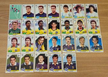 WK 1990 Italië | 26 Panini stickers beschikbaar voor biedingen