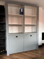 Hoge Boekenkast met Deuren, Huis en Inrichting, Kasten | Boekenkasten, Ophalen, Gebruikt, 100 tot 150 cm, 200 cm of meer