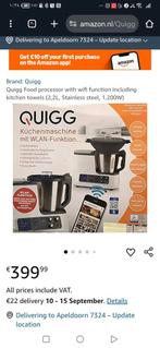 Keuken machina, Witgoed en Apparatuur, Keukenmixers, 4 liter of meer, Ophalen, Nieuw, 3 snelheden of meer