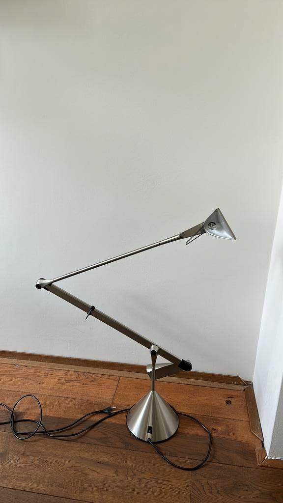 Vintage Zelig tafellamp Walter Monici voor Lumina Italië., Huis en Inrichting, Lampen | Tafellampen, Zo goed als nieuw, 75 cm of meer