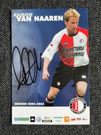 Feyenoord spelerskaart Van Haaren met handtekening, Ophalen of Verzenden, Zo goed als nieuw