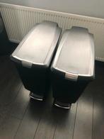 Set Simplehuman pedaalemmers, Ophalen, Kunststof, Met pedaal, 50 tot 75 cm