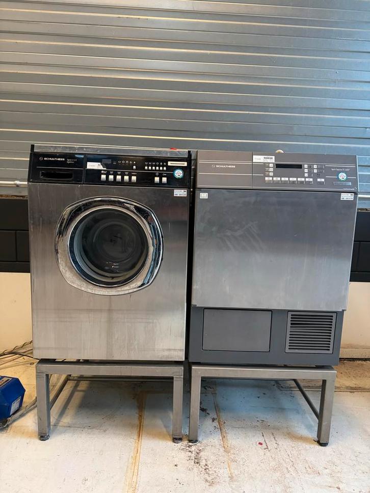 Schulthess Professionele Wasmachine & Droger (net als Miele), Witgoed en Apparatuur, Wasmachines, Gebruikt, Voorlader, 1200 tot 1600 toeren