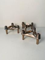 Stoff Nagel stapelkandelaars (3) van BMF, Huis en Inrichting, Woonaccessoires | Kandelaars en Kaarsen, Overige materialen, Gebruikt