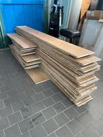 Eiken lamel parket 14,5 m2 restpartij houten vloer, Doe-het-zelf en Verbouw, Zo goed als nieuw, 10 m² of meer, 10 tot 30 cm, Hout