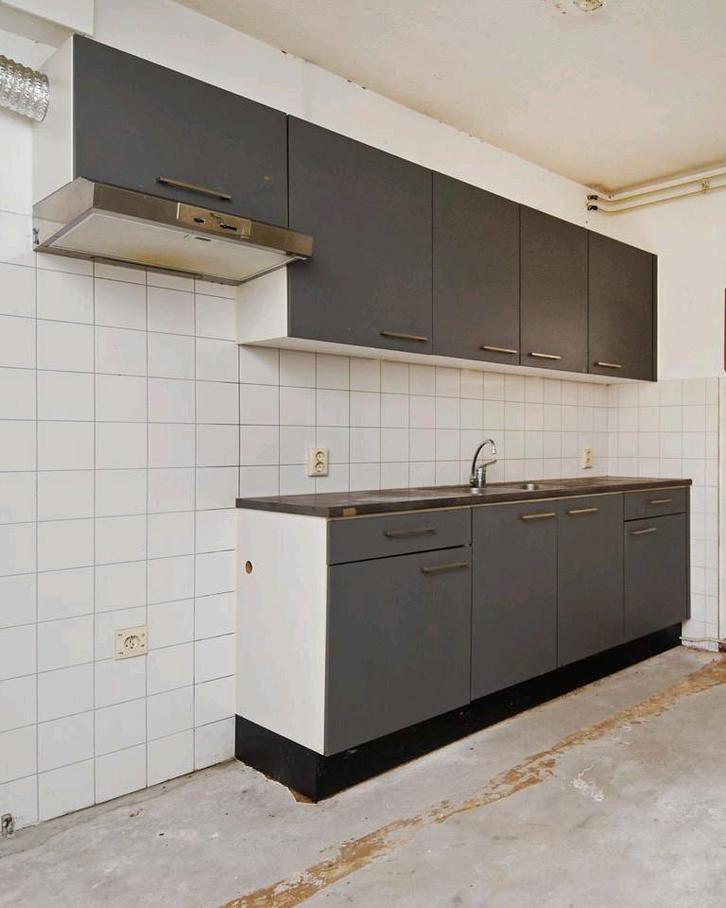 Keller keukenblok, Huis en Inrichting, Keuken | Complete keukens, Gebruikt, Enkelwandige keuken, Grijs, Kunststof, Ophalen