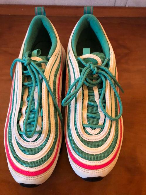 Nike  airmax 97   Mt: 38.5 south beach  gs turbo sneakers., Kleding | Dames, Schoenen, Zo goed als nieuw, Sneakers of Gympen, Overige kleuren