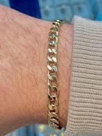 14k Gouden Gourmet Armband, Verstelbaar, Nieuw, Ophalen of Verzenden, Goud