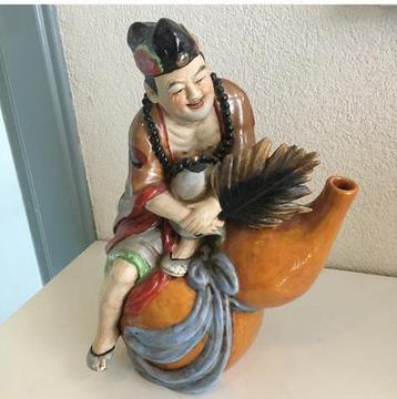 Chinees porseleinen vaas / beeld beschikbaar voor biedingen