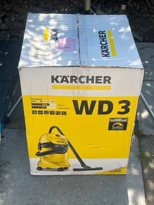 Nieuwe Kärcher WD 3 Stofzuiger, Witgoed en Apparatuur, Stofzuigers, Nieuw, Stofzuiger, Minder dan 1200 watt, Stofzak, Ophalen