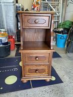 Retro Houten opbergkast, Huis en Inrichting, Kasten | Ladekasten, Ophalen, Minder dan 50 cm, Eikenhout, Zo goed als nieuw
