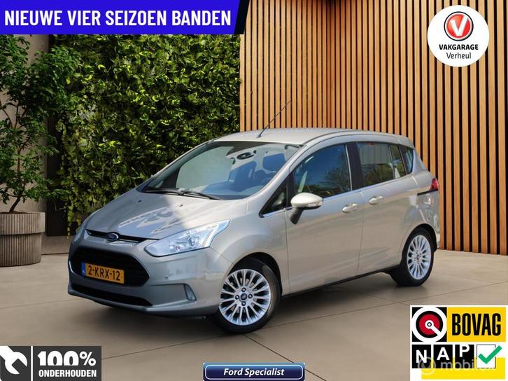 Ford B-Max 1.0 EcoBoost Titanium|Camera|Trekhaak|Navi|Nap, Auto's, Ford, Bedrijf, Te koop, B-Max, ABS, Achteruitrijcamera, Airbags