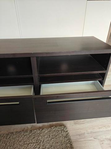 Zwart TV meubel - Ikea Besta adal - afbeelding 3