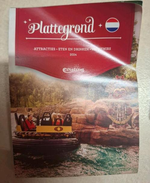 Nieuw Efteling Plattegrond kaart jaar 2024 Piranha pirana, Verzamelen, Efteling, Nieuw, Overige typen, Ophalen of Verzenden