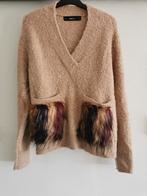 ZARA trui met nepbont applicaties mt. S/M, Verzenden, Nieuw, Maat 36 (S), Zara