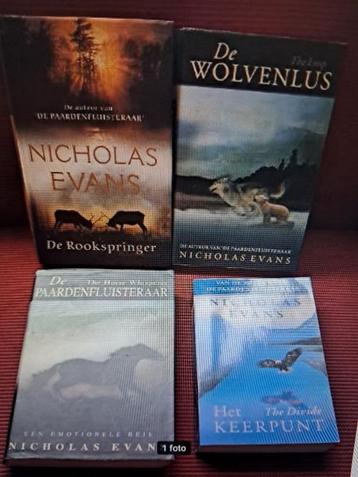 4 x N Evans: wolvenlus,keerpunt,paardenfluisteraar,rooksprin beschikbaar voor biedingen