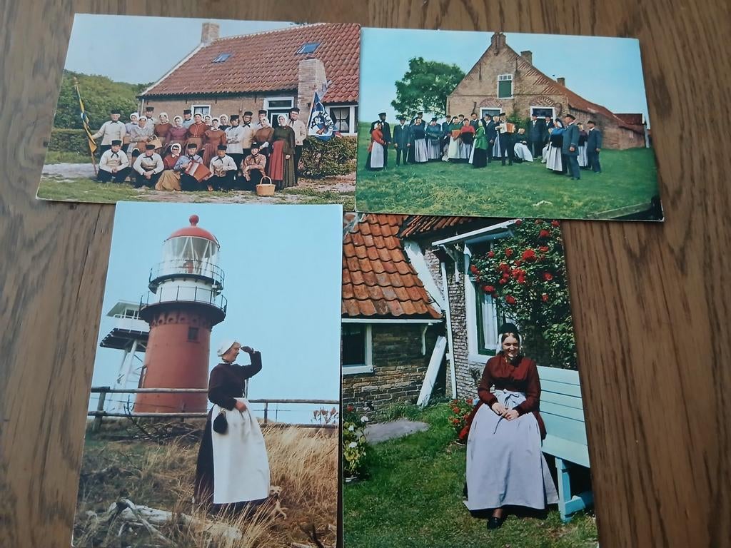 4 X ANSICHTKAART  WADDENEILANDEN, Ophalen of Verzenden, 1980 tot heden, Gelopen, Waddeneilanden
