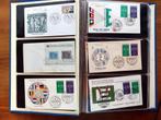 Gevarieerd assortiment FDC's in Davo map., Postzegels en Munten, Postzegels | Eerstedagenveloppen, Ophalen of Verzenden, Onbeschreven