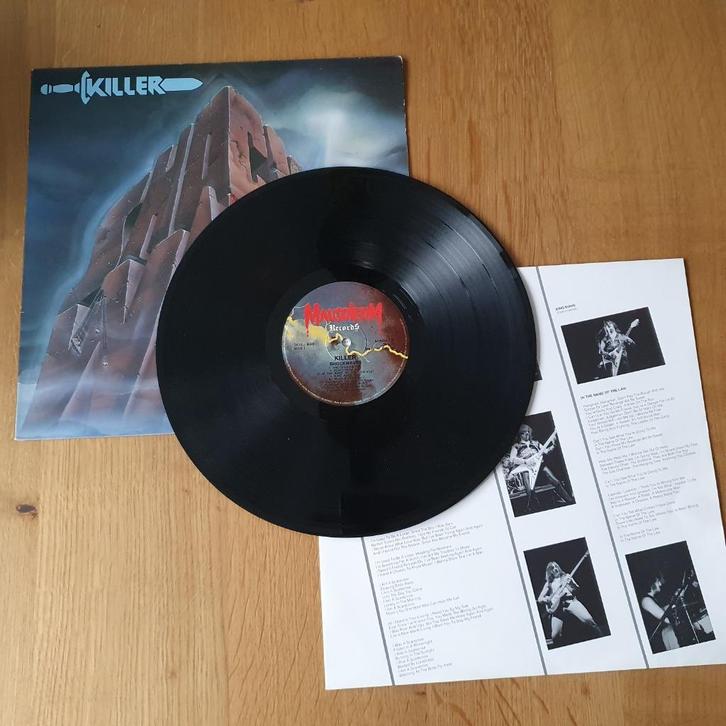 Killer - Shock Waves (BE1984) (VG++/VG+), Cd's en Dvd's, Vinyl | Hardrock en Metal, Gebruikt, Ophalen of Verzenden