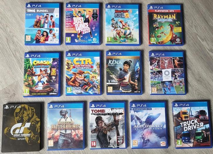 PS4 spellen games, in goede werkende staat, Spelcomputers en Games, Games | Sony PlayStation 4, Gebruikt, 1 speler, Vanaf 3 jaar