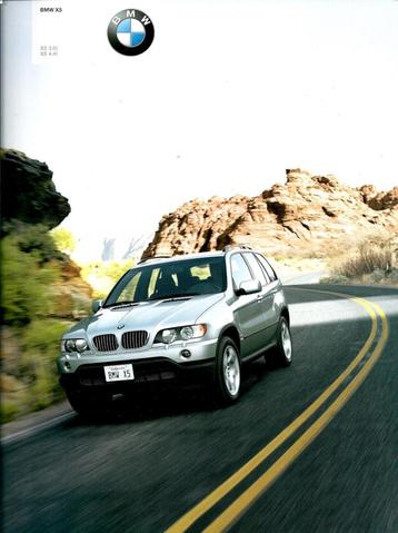 Brochure BMW X5 2000 beschikbaar voor biedingen