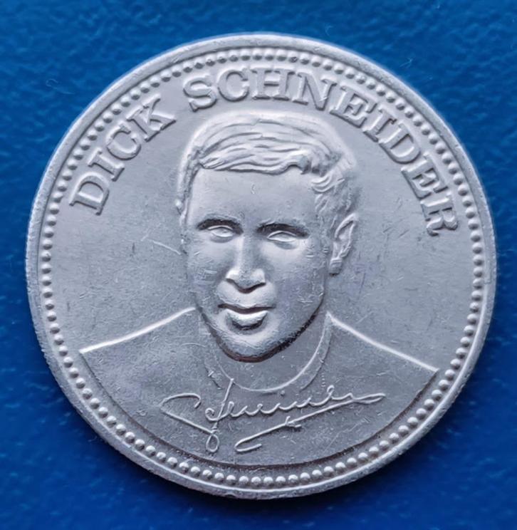 Penning Dick Schneider 'Go Ahead' - Shell, Postzegels en Munten, Penningen en Medailles, Overige materialen, Nederland, Verzenden