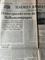 Hotler spreekt over de Balkancampagne 1941, Verzamelen, Ophalen of Verzenden, Nederland, Embleem of Badge