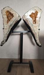 Citrine angel wings 25 kg op standaard, Verzamelen, Mineralen en Fossielen, Ophalen