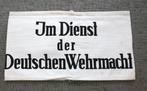 Armband ”Im Dienst der Deutschen Wehrmacht”, Duitsland, Landmacht, Kleding of Schoenen, Verzenden