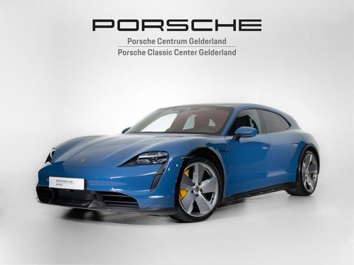 Porsche Taycan Turbo S Cross Turismo (bj 2021, automaat), Auto's, Porsche, Bedrijf, Te koop, Taycan, Lederen bekleding, Metallic lak