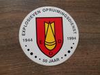 Sticker 50 jaar EOD Explosieven Opruimings Dienst, Ophalen of Verzenden, Landmacht, Nederland, Boek of Tijdschrift