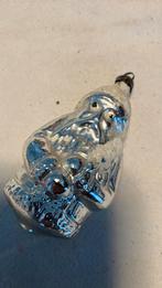 Vintage antieke kerstbal , kerstman zilver, Diversen, Kerst, Ophalen of Verzenden, Zo goed als nieuw