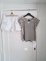 2delig set 10days shirt & bijpassend broekje L42 NW120,-, Kleding | Dames, T-shirts, Verzenden, Wit, Maat 42/44 (L), 10days