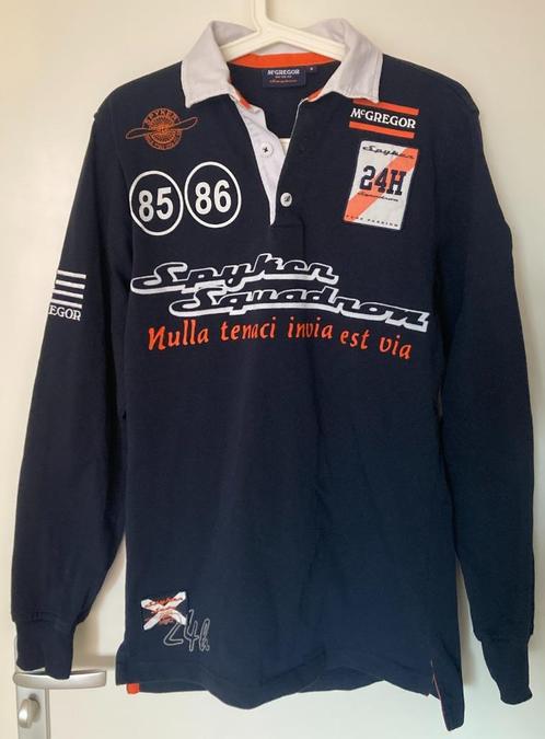 McGregor Polo met lange mouwen (S, Spyker 24h Le Mans|blauw), Kleding | Heren, Truien en Vesten, Gedragen, Maat 46 (S) of kleiner