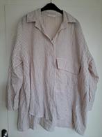 Prachtig gestreepte blouse (wit/beige), valt als 44/46/XXL, Verzenden, Zo goed als nieuw, Maat 46/48 (XL) of groter, Wit
