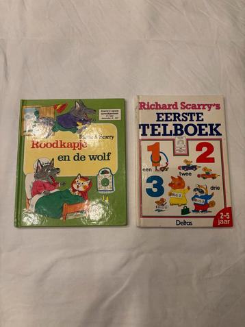 Richard Scarry Boeken: Roodkapje & Telboek beschikbaar voor biedingen