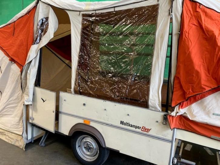 Vouwwagen Holtkamper Flyer, Caravans en Kamperen, Vouwwagens, Holtkamper, tot en met 6, Overige kleuren, Aanwezig, Ophalen of Verzenden